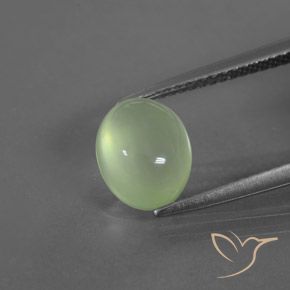 2.73ct Natürlicher Mittelgrün Prehnit, Oval, Transparent / Lichtdurchlässig