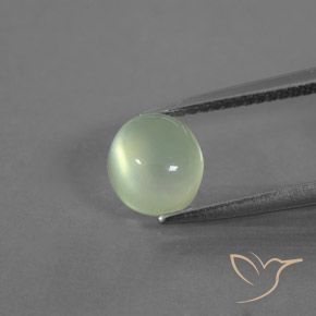 1.82ct Natürlicher gelb-grün Prehnit, Oval, Transparent / Lichtdurchlässig