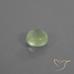 9,17 ctw natürlicher Blasses Grün Prehnit, Oval, Transparent