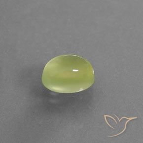 9,17 ctw natürlicher hellgelb Prehnit, Oval, Transparent / Lichtdurchlässig