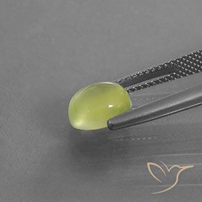 9,17 ctw natürlicher hellgrünlich-gelb Prehnit, Oval, Transparent / Lichtdurchlässig