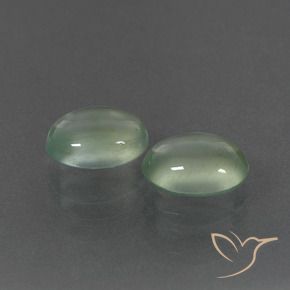 3.77 ct natürliche gelblich-grün Prehnit-Edelsteine, Oval, Transparent
