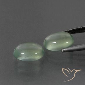 3.77 ct natürliche gelblich-grün Prehnit-Edelsteine, Oval, Transparent