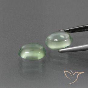 2.85 ct natürliche hellgrün Prehnit-Edelsteine, Oval, Transparent