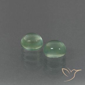 2.53 ct natürliche Helle Minze Prehnit-Edelsteine, Oval, Transparent
