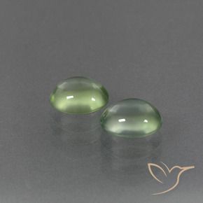 2.36 ct natürliche Birnengrün Prehnit-Edelsteine, Oval, Transparent