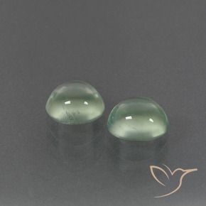 2.70 ct natürliche Helles Birnengrün Prehnit-Edelsteine, Oval, Transparent