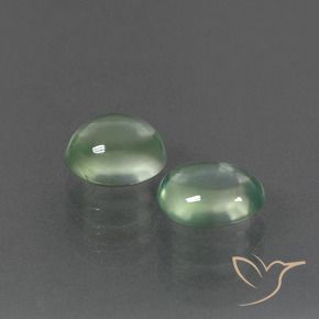 3.59 ct natürliche hellgrün Prehnit-Edelsteine, Oval, Transparent