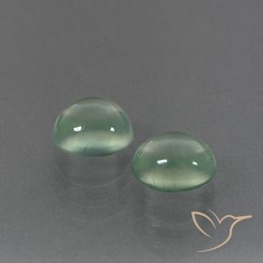 3.23 ct natürliche Warmes Grün Prehnit-Edelsteine, Oval, Transparent