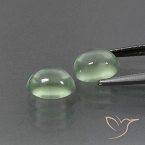 3.47 ct natürliche hellgrün Prehnit-Edelsteine, Oval, Transparent