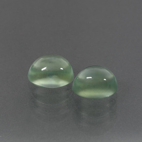 3,35 ct natürliche grüner Prehnit-Edelsteine, Oval Schliff, Transparent