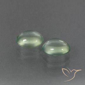 3.11 ct natürliche hellgrün Prehnit-Edelsteine, Oval, Transparent
