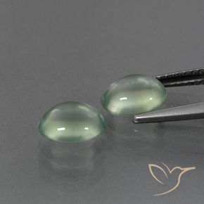 3.11 ct natürliche hellgrün Prehnit-Edelsteine, Oval, Transparent