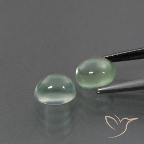 3.16 ct natürliche Sehr helles Grün Prehnit-Edelsteine, Oval, Transparent