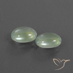 2.66 ct natürliche Hellgelb Grün Prehnit-Edelsteine, Oval, Transparent
