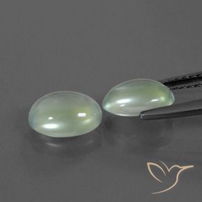 2.66 ct natürliche Hellgelb Grün Prehnit-Edelsteine, Oval, Transparent