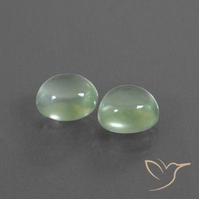 2.78 ct natürliche Hellgelb Grün Prehnit-Edelsteine, Oval, Transparent