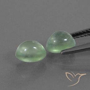 2.34 ct natürliche gelblich-grün Prehnit-Edelsteine, Oval, Transparent