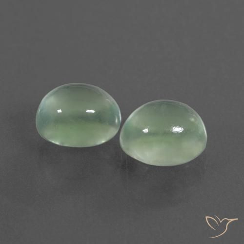 3.70 ct natürliche Sehr helles Grün Prehnit-Edelsteine, Oval, Transparent