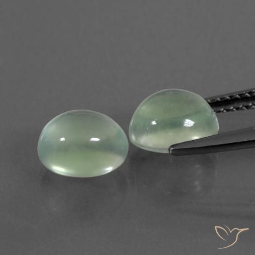3.70 ct natürliche Sehr helles Grün Prehnit-Edelsteine, Oval, Transparent