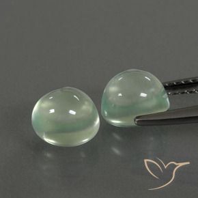 3.47 ct natürliche Sehr helles Grün Prehnit-Edelsteine, Oval, Transparent