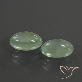 3.76 ct natürliche gelblich-grün Prehnit-Edelsteine, Oval, Transparent