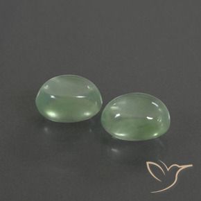 3.04 ct natürliche Warmes Grün Prehnit-Edelsteine, Oval, Transparent