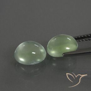 3.91 ct natürliche hellgrün Prehnit-Edelsteine, Oval, Transparent