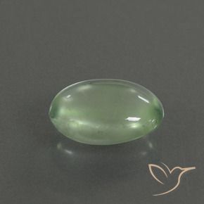9,17 ctw natürlicher hellgrün Prehnit, Oval, Transparent