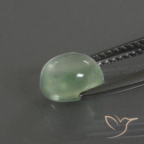 9,17 ctw natürlicher Warmes Grün Prehnit, Oval, Transparent