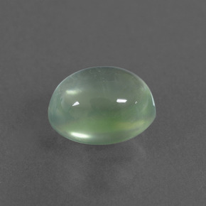 2,52 ctw natürlicher grüner Prehnit, Oval Schliff, Transparent