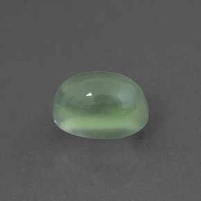 1,84 ctw natürlicher grüner Prehnit, Oval Schliff, Transparent