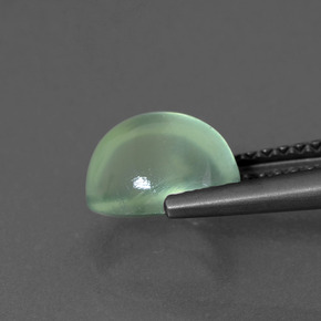 1,84 ctw natürlicher grüner Prehnit, Oval Schliff, Transparent