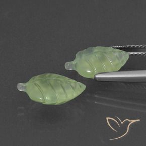 7.90 ct natürliche gelb-grün Prehnit-Edelsteine, Fantasie, Lichtdurchlässig
