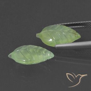 8.63 ct natürliche gelb-grün Prehnit-Edelsteine, Fantasie, Lichtdurchlässig