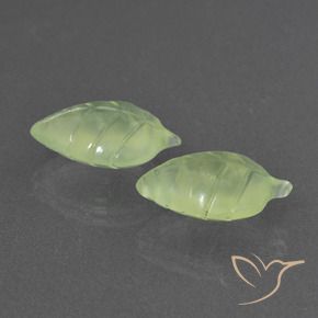 11.68 ct natürliche limettengrün Prehnit-Edelsteine, Fantasie, Lichtdurchlässig