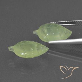11.68 ct natürliche limettengrün Prehnit-Edelsteine, Fantasie, Lichtdurchlässig