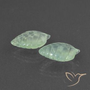 9.73 ct natürliche Sehr helles Grün Prehnit-Edelsteine, Fantasie, Lichtdurchlässig