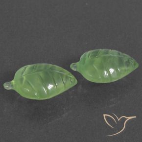 11.91 ct natürliche gelb-grün Prehnit-Edelsteine, Fantasie, Lichtdurchlässig
