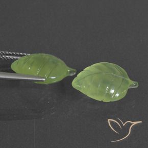 11.78 ct natürliche gelb-grün Prehnit-Edelsteine, Fantasie, Lichtdurchlässig