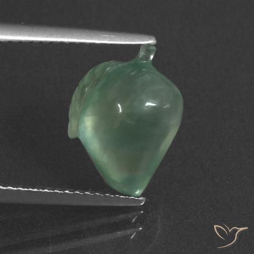 4.74ct Natürlicher Helle Minze Prehnit, Fantasie, Lichtdurchlässig