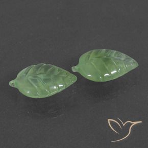 11.57 ct natürliche Mittelgrün Prehnit-Edelsteine, Fantasie, Lichtdurchlässig