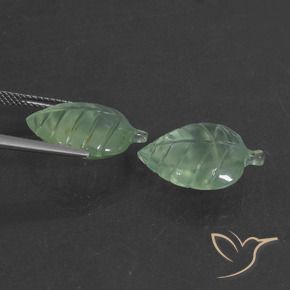 15.43 ct natürliche hellgrün Prehnit-Edelsteine, Fantasie, Lichtdurchlässig