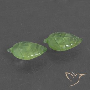 11.03 ct natürliche Mittelgrün Prehnit-Edelsteine, Fantasie, Lichtdurchlässig