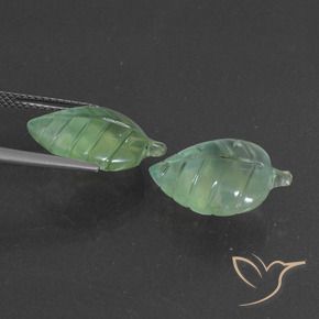 12.83 ct natürliche gelblich-grün Prehnit-Edelsteine, Fantasie, Lichtdurchlässig