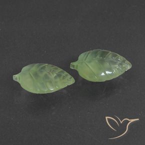 14.77 ct natürliche Mittelgrün Prehnit-Edelsteine, Fantasie, Lichtdurchlässig