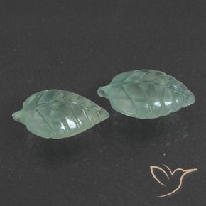 13.88 ct natürliche Kühles Grün Prehnit-Edelsteine, Fantasie, Lichtdurchlässig
