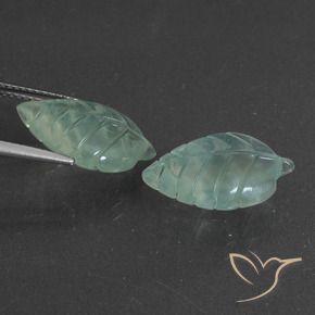 13.88 ct natürliche Kühles Grün Prehnit-Edelsteine, Fantasie, Lichtdurchlässig