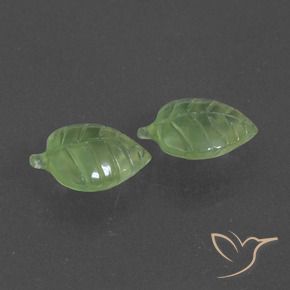 7.88 ct natürliche Mittelgrün Prehnit-Edelsteine, Fantasie, Lichtdurchlässig