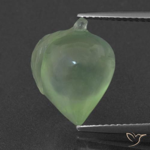 8.56ct Natürlicher gelb-grün Prehnit, Fantasie, Lichtdurchlässig